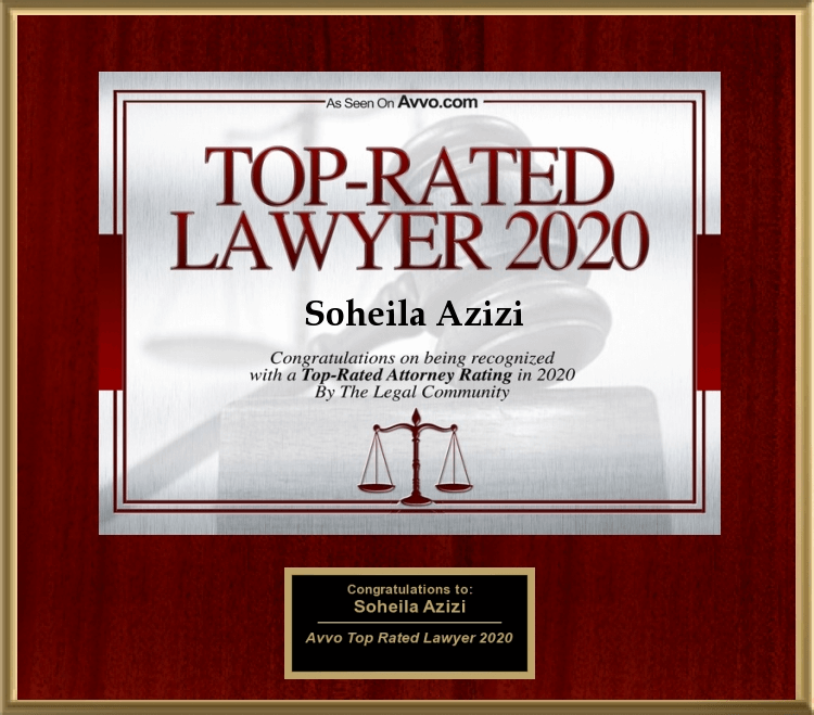 Congratulations to Soheila Azizi | Avvo Top Rated Lawyer 2020