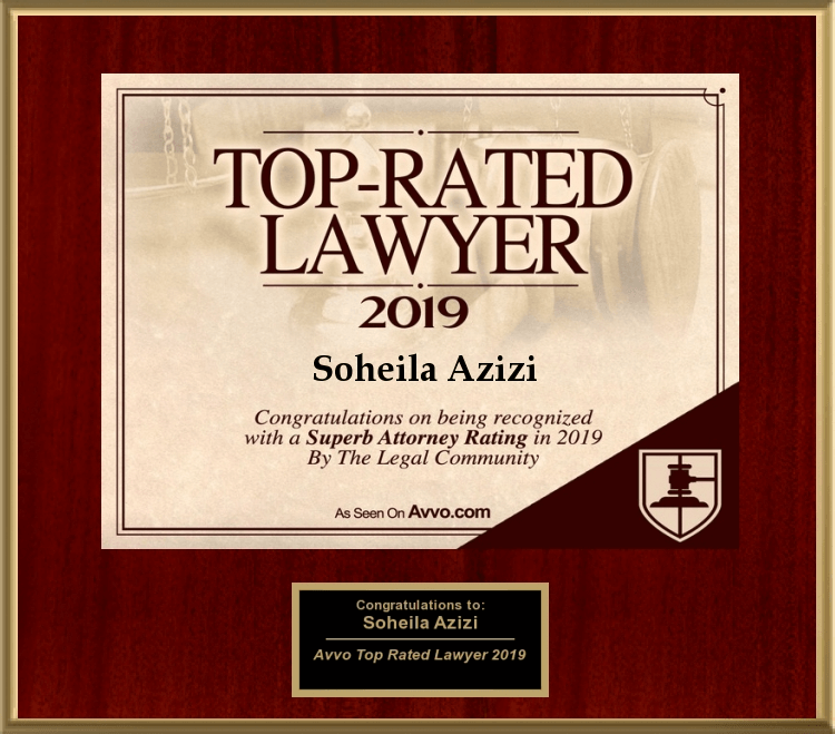 Congratulations to Soheila Azizi | Avvo Top Rated Lawyer 2019