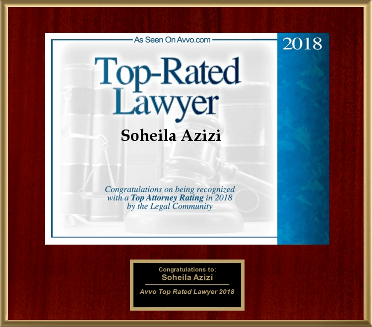 Congratulations to Soheila Azizi | Avvo Top Rated Lawyer 2018