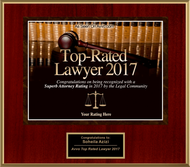 Congratulations to Soheila Azizi | Avvo Top Rated Lawyer 2017